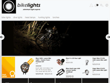 Tablet Screenshot of bikelights.co.nz